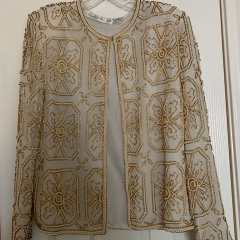 Beige After-Five Jacket